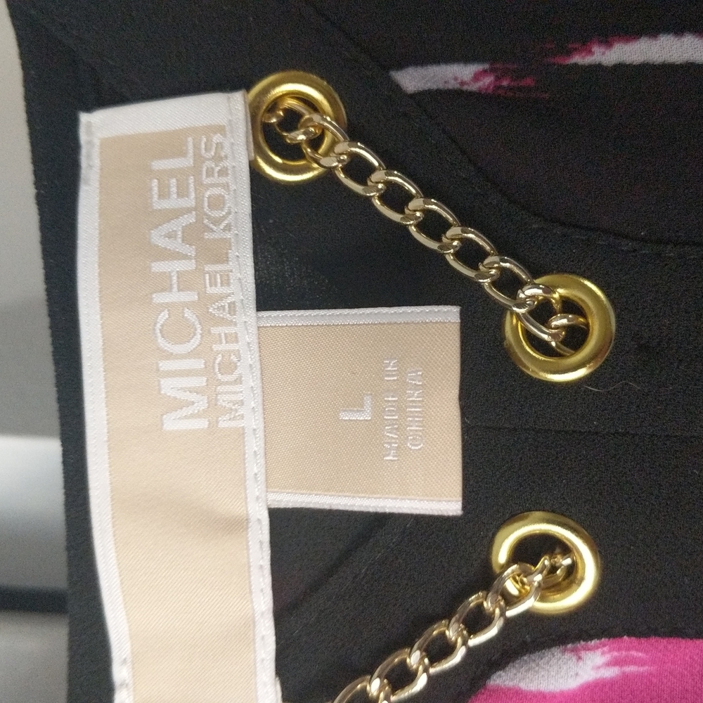 MICHAEL KORS multi-colored spaghetti strap dress gorgeous!!! Size large